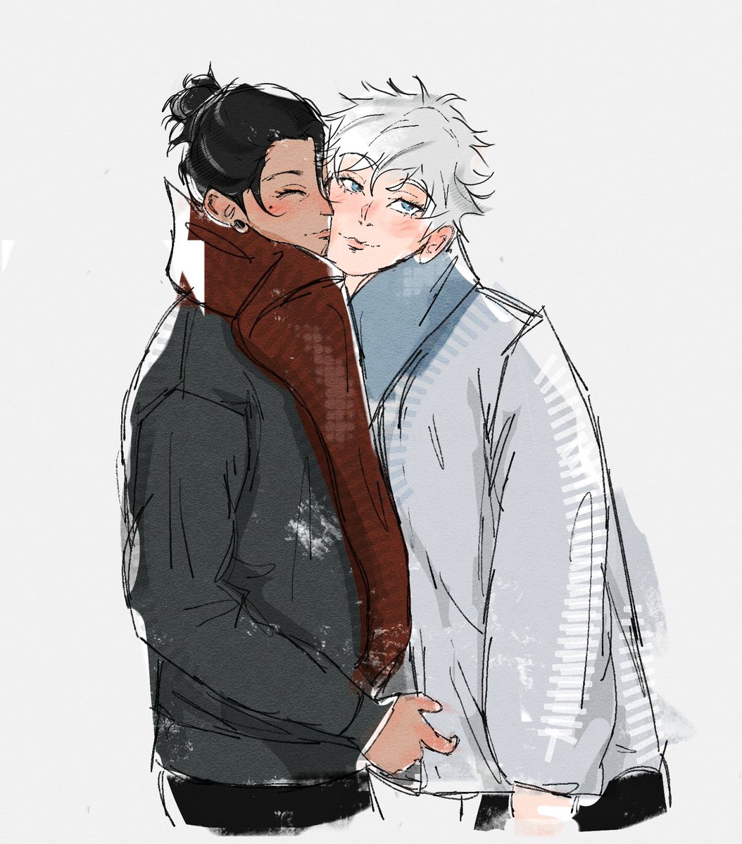 getovault's tweet photo. winter sillies #satosugu #stsg #jjk https://t.co/NrGuXKJzDC