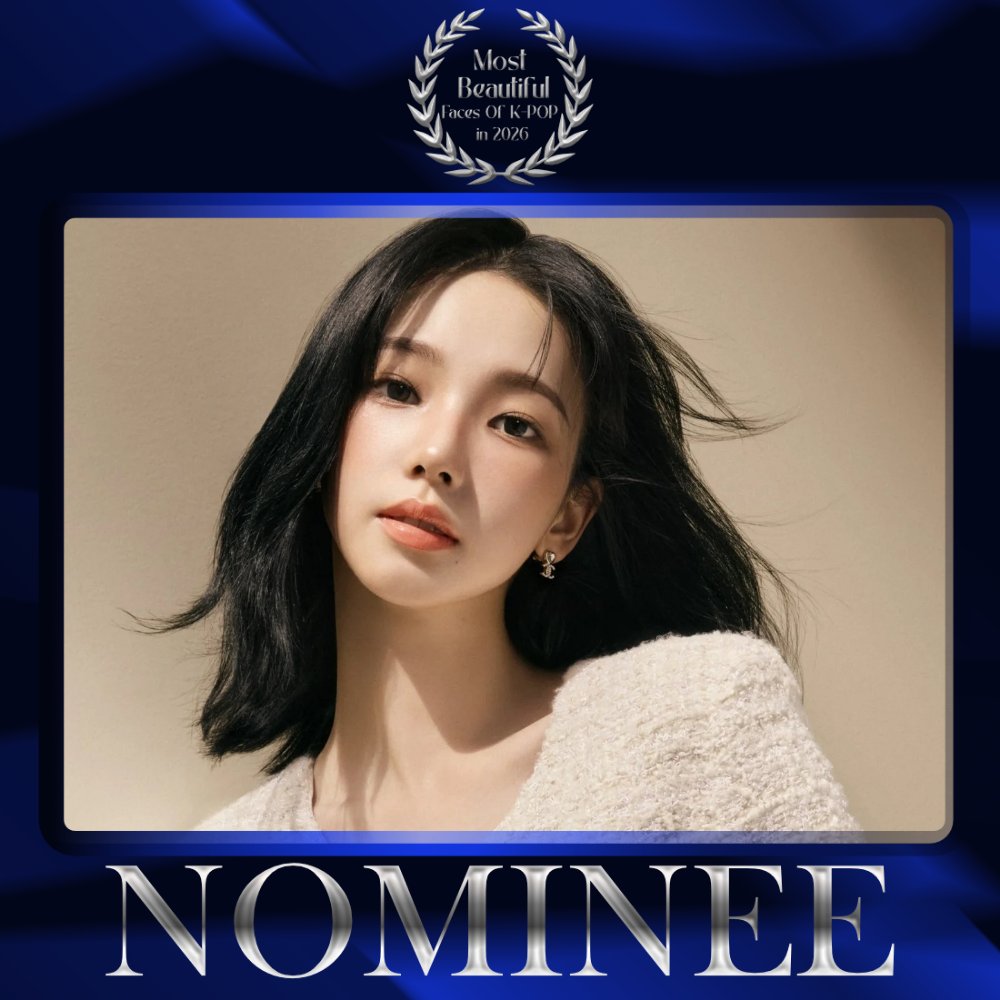 TOP100KPOP's tweet photo. KARINA (AESPA) is nominated for Most Beautiful Faces of K-POP in 2026.

👉 VOTE: https://t.co/iTq7YeKjeD https://t.co/mI7FUvFuLQ