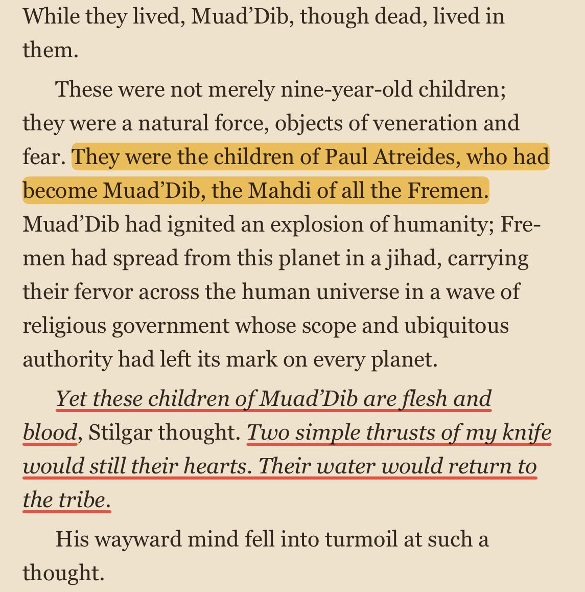 dazedlewis's tweet photo. dune part three needs to capture stilgar’s arc from religious fanatic to disillusioned crusader https://t.co/Ee9wCLfIFy