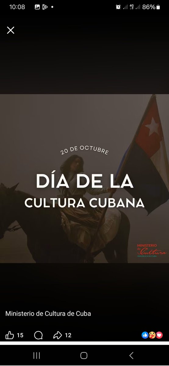 Maria754603561's tweet photo. Felíz día a todos los trabajadores del sector de la cultura.
#20DeOctubre
#CubaEsCultura
#SanctiSpiritusEnMarcha https://t.co/O0KmOOdtDe