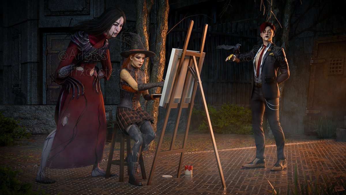 TrxcksterLynx's tweet photo. Painting my muse ๐งก
Made by my bestie @Arla_6 ๐ค
#deadbydaylight #thetrickster #hakjiwoon #jiwoonhak #selfship #selfinsert #yumeship #dbdoc https://t.co/VIqh2ClHTD