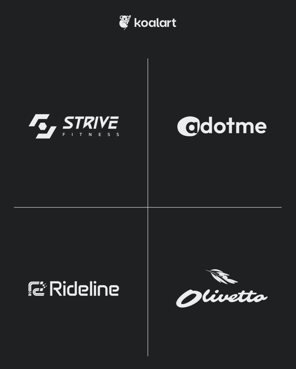 koalartcreative's tweet photo. Koalart Creative | Logofolio 🎨

A logo can make or break a first impression.

From bold concepts to timeless designs, explore logos built to make brands stand out and stay unforgettable.

Which one catches your eye first?

#Logofolio #LogoDesign #BrandIdentity https://t.co/GASCexVGgn