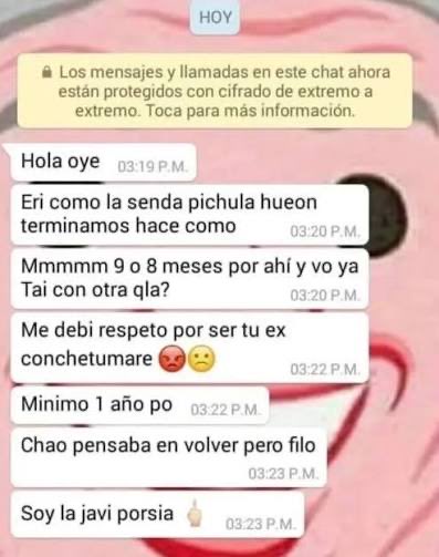 zzzapmm's tweet photo. menos de un año y ya se puso a pololear esta weona barsa la odio https://t.co/OLm7RXYuRb