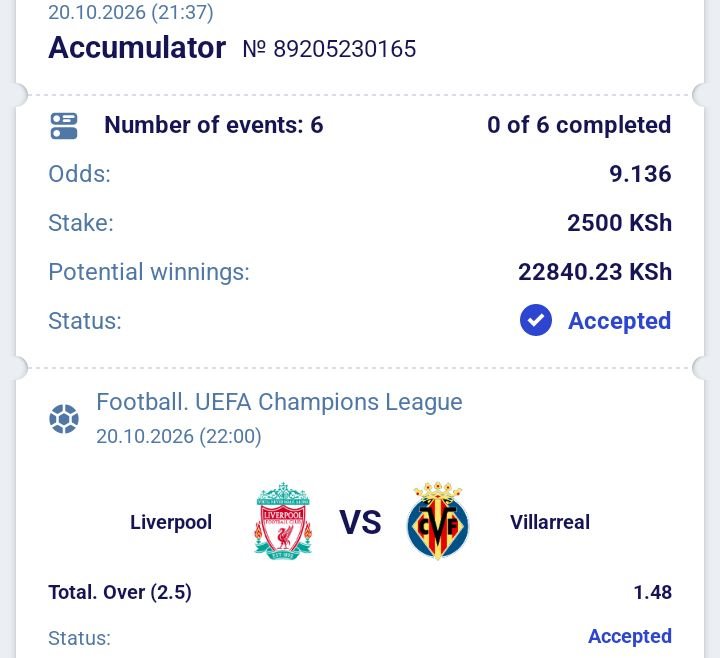 KennedyKip26922's tweet photo. JOIN #PARIPESA BETTING SITE TODAY
✅ REGISTRATION 📎

 9+ OODS  DOUBLE YOUR STAKE 

BOOKING CODE👉 7YEPG

Promocode⏩BOSAN1

Reg Link⏩https://t.co/4QMjbz0Un3

App link⏩https://t.co/ucLJb5HO1y https://t.co/BVlfjR4ym1