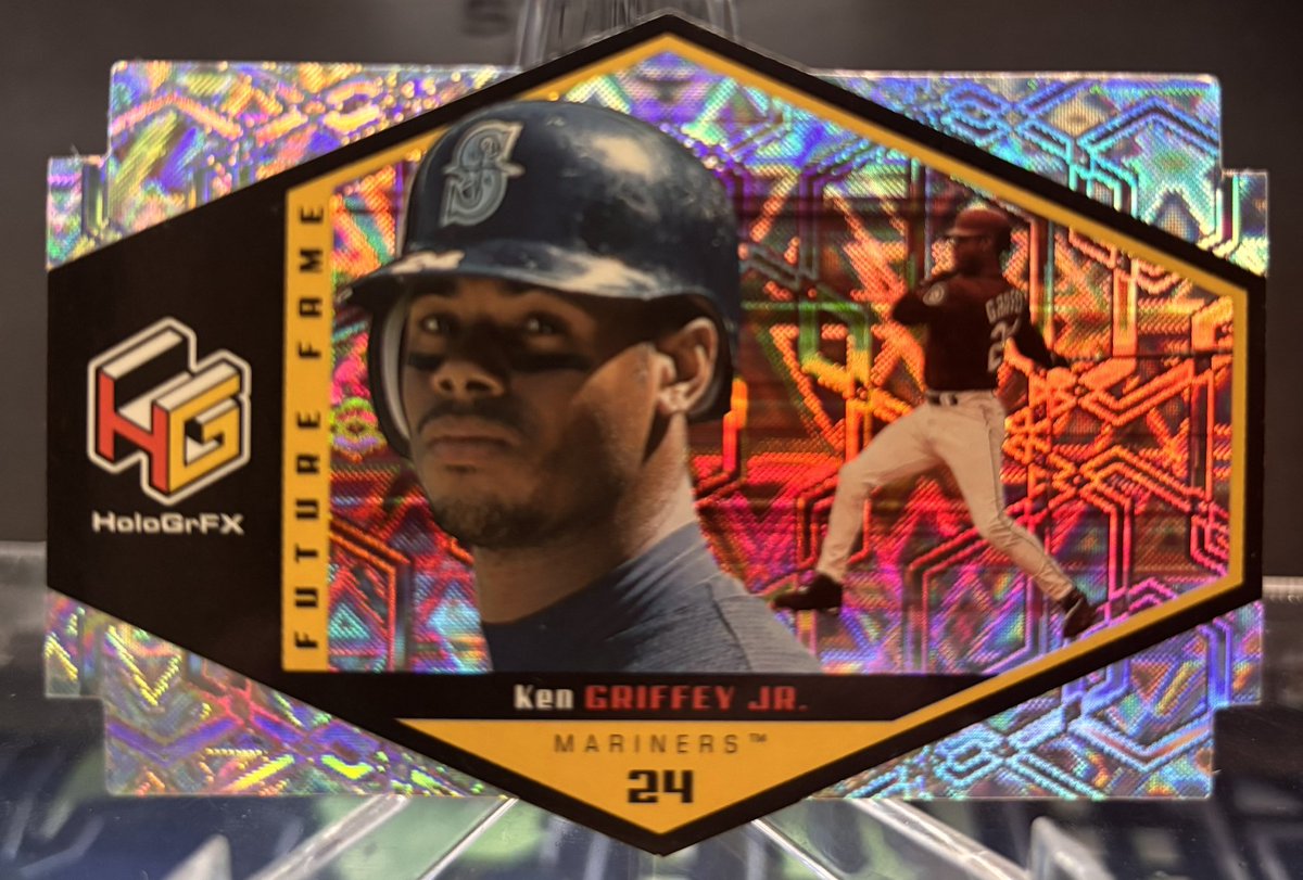 stackcitycards's tweet photo. More Griffey: NFS

1999 Griffey Future Fame Diecut

(Not worth that much if you’re looking, just a very sharp card) https://t.co/9wphmTl8ST
