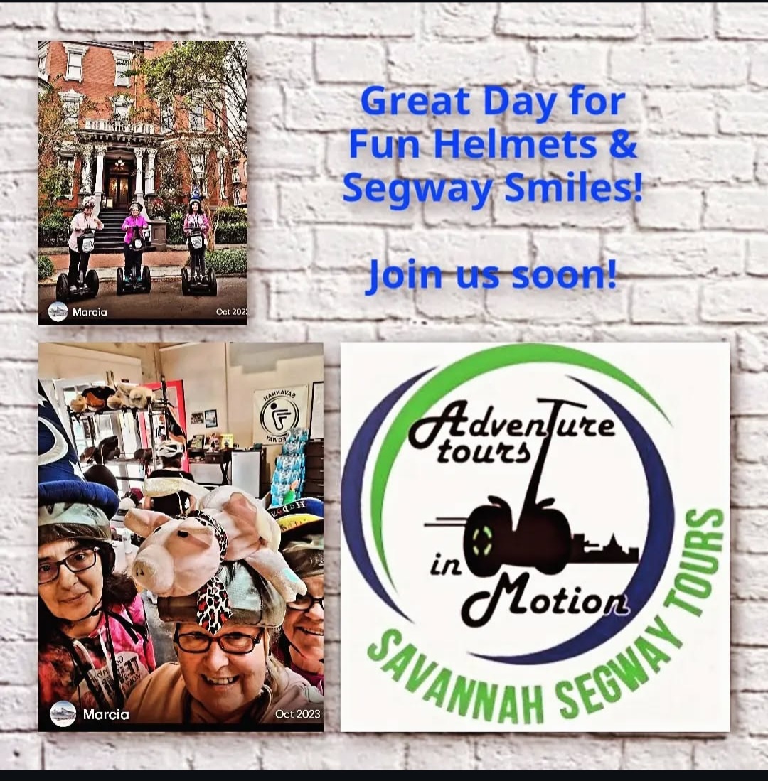 ToursinMotion's tweet photo. #savannahsegway #bucketlist #booknow #couples #friends #familyfun #corporateevents #historicsavannah #staycation #travelsavannnah #vacation #bachelorette #visitsavannah #biketours #segwaymemories #weekendgetaway #seniorfun #segway https://t.co/hK67L3zStf