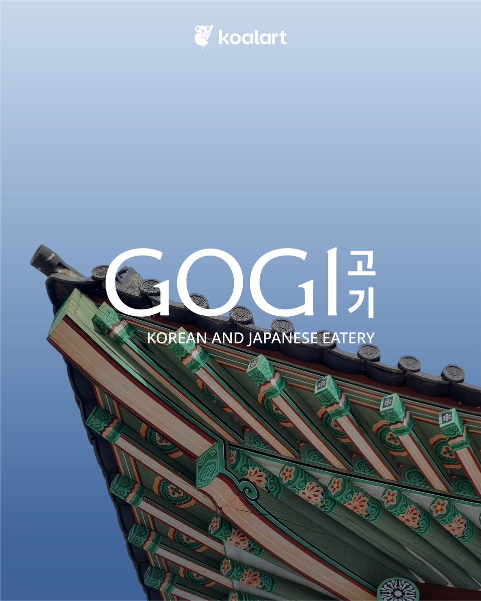 koalartcreative's tweet photo. Gogi | Restaurant Branding

Great food deserves a brand that stands out. We crafted Gogi’s identity with modern Korean aesthetics, clean &amp; bold design that leaves a lasting impression.

Hungry for standout branding? Let’s talk.

#RestaurantBranding #FoodBranding #AsianRestaurant https://t.co/N8GG0PeD5I