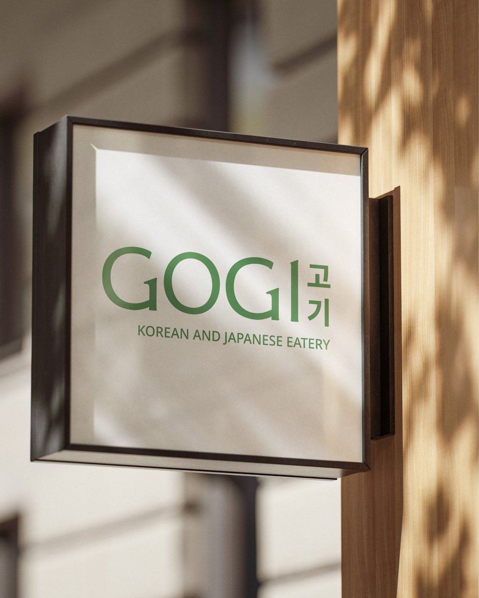 koalartcreative's tweet photo. Gogi | Restaurant Branding

Great food deserves a brand that stands out. We crafted Gogi’s identity with modern Korean aesthetics, clean &amp; bold design that leaves a lasting impression.

Hungry for standout branding? Let’s talk.

#RestaurantBranding #FoodBranding #AsianRestaurant https://t.co/N8GG0PeD5I