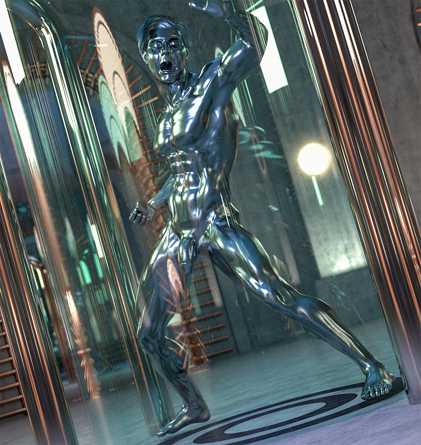 8thSD's tweet photo. Kinktober 2026 - Silver
Silver Shark arrives on the scene, ready to put a stop to the Technodron's evil plan of global hypnosis. But the Technodron has a trap ready and waiting. How can the Silver Shark stop anyone when he's encased in nanites, turning him into a silver statue?! https://t.co/V566tawsDJ