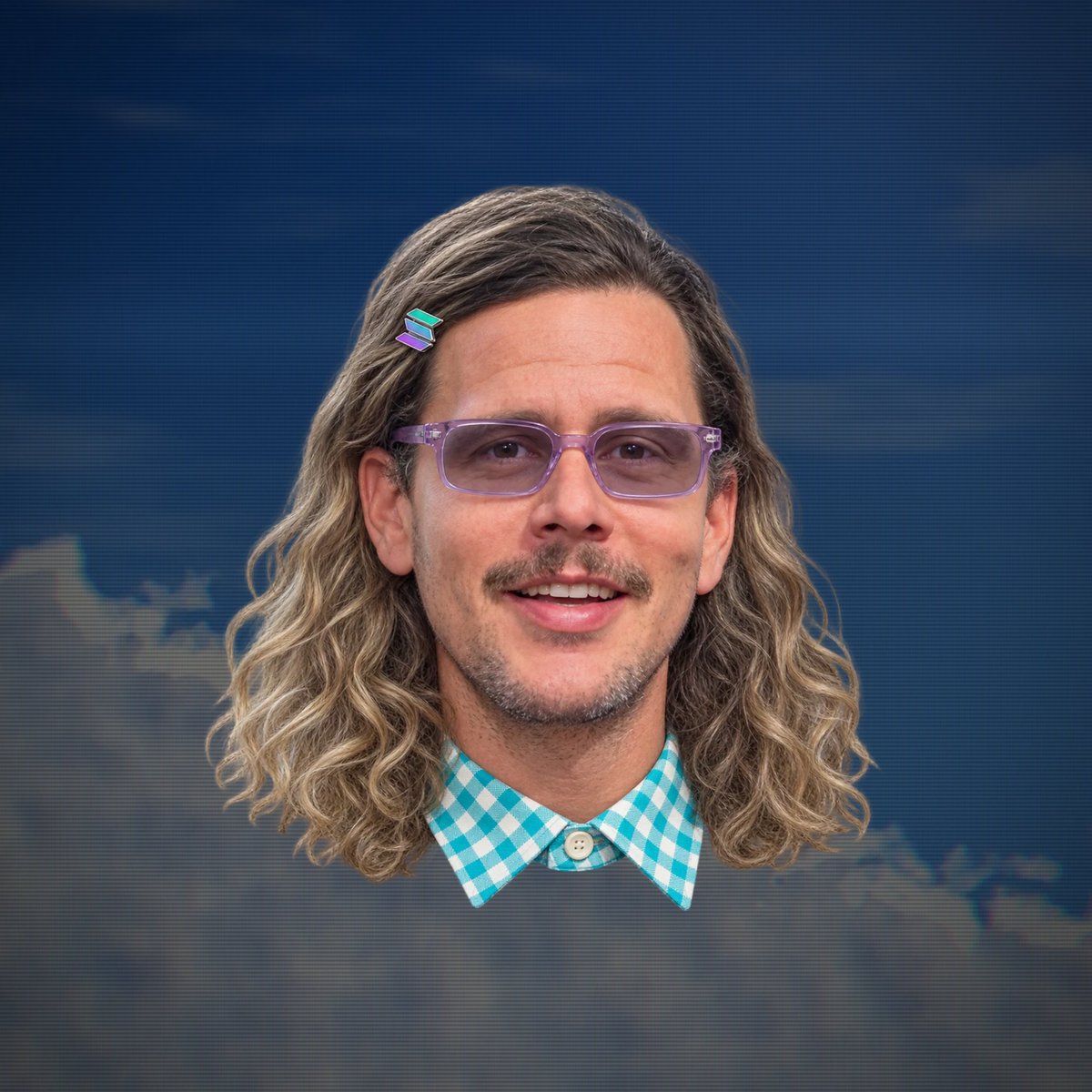 peopledotfun's tweet photo. @therealchaseeb solana hairclip suits you https://t.co/fZYYiTKSQG