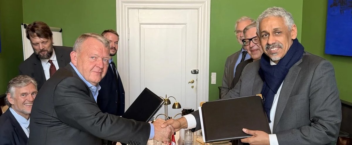 AfDB_Group's tweet photo. The @AfDB_Group and Denmark have signed a new agreement to deepen cooperation on green investment, private capital mobilisation, climate resilience, water security and job creation across #Africa.

Learn more about the partnership: https://t.co/iuhYXTSOFu https://t.co/x7l2X6FZWX