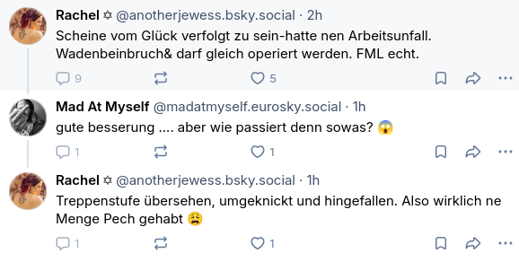 SoerenSmiddy's tweet photo. Dann mal gute Besserung! Bereite mich schon mal mental auf die Mitleids-Bettelposts vor, da sie ihr lukratives Dogwalking und die 20 anderen Nebenjobs nicht mehr ausüben kann. https://t.co/V2GPBxFlxm