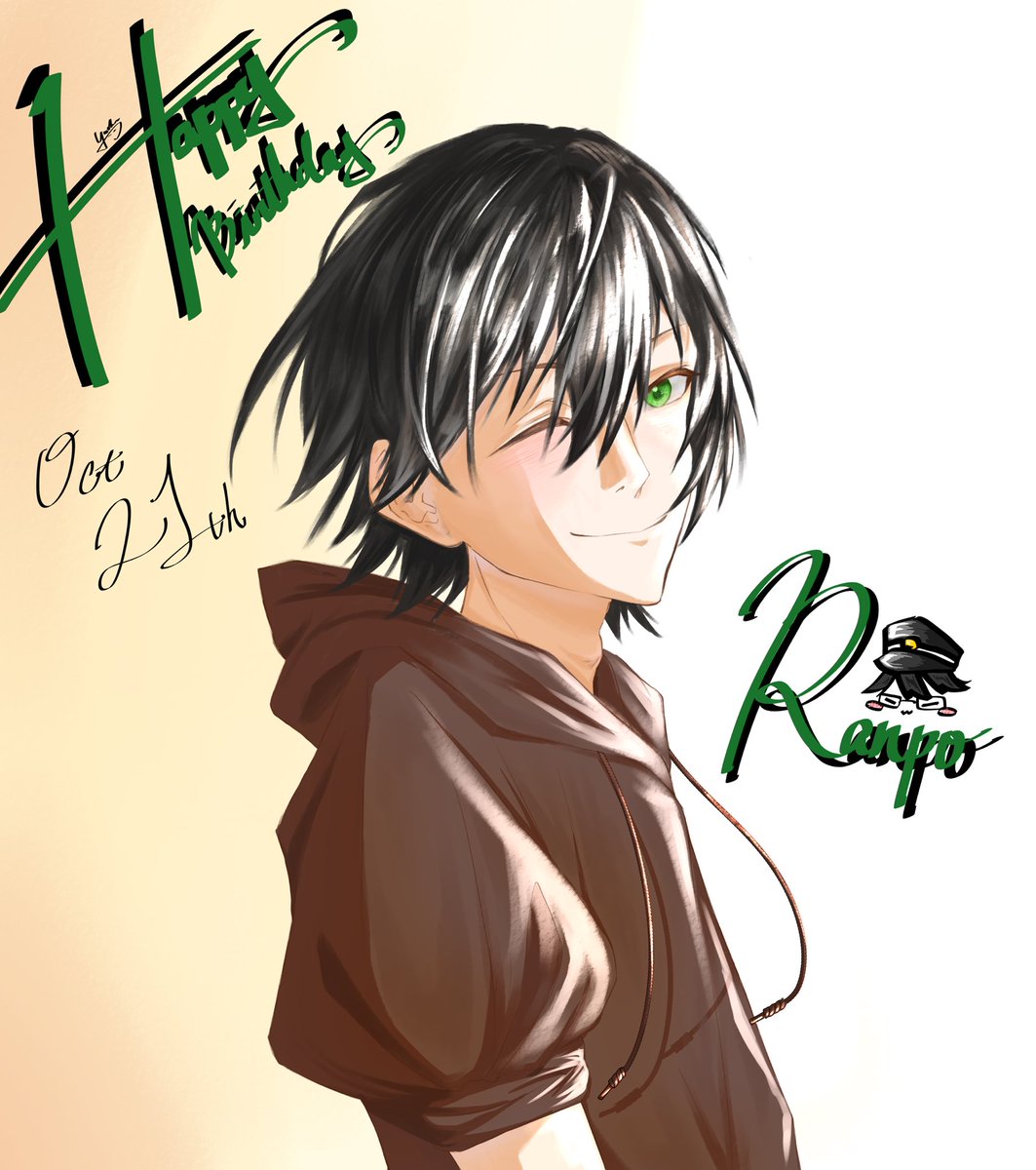 Ubuka_Yushen's tweet photo. 乱歩ちゃん 誕生日おめてと🎊

 #江戸川乱歩生誕祭2026 #文豪ストレイドッグス https://t.co/6LrCRc2X24