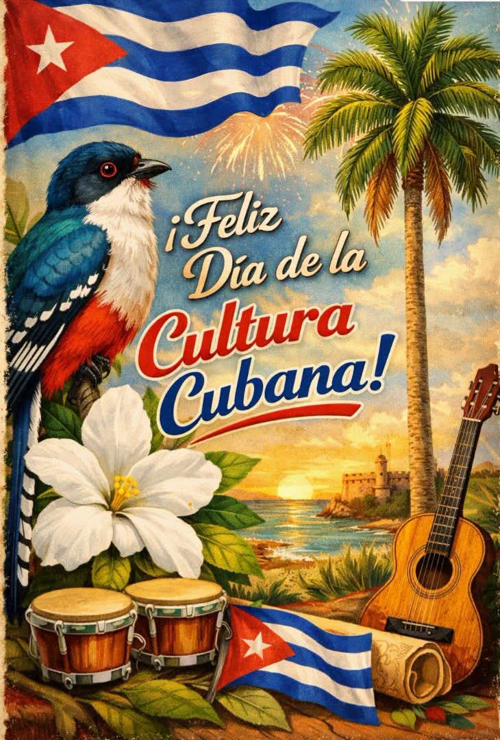 MPena75426's tweet photo. Muchas felicidades a todos los artistas y trabajadores del sector de la cultura.
#CubaEsCultura 
#Camagūey
#CubaEstáFirme https://t.co/w636yErJdF