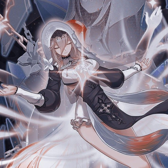 Moonchantertte's tweet photo. the sexiness, feminine power of honkai's lightning babes˙ . ꒷ 🌼 . ⚡️˙ https://t.co/3UodoXnEnO