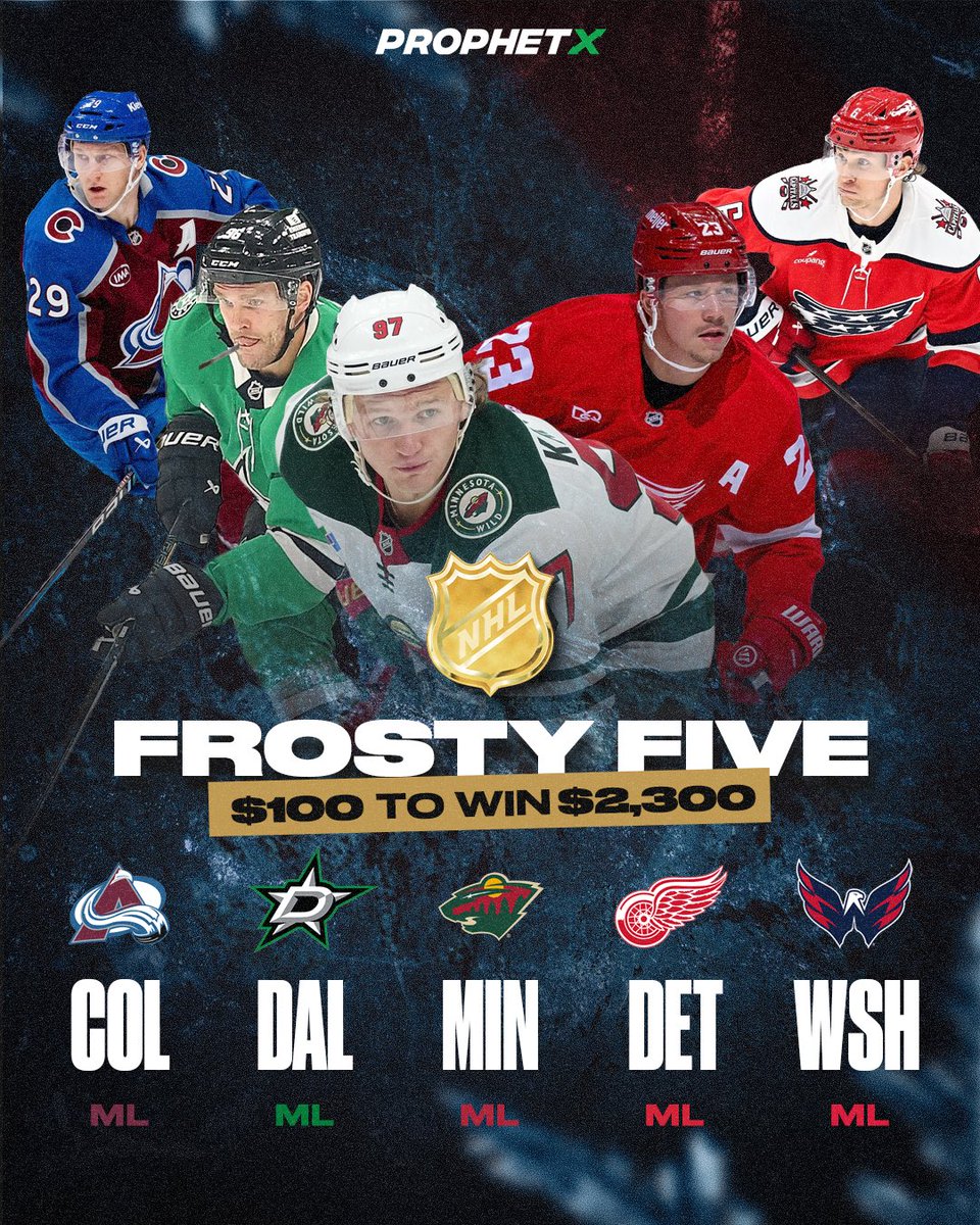 chellgod's tweet photo. 5 Teams that WIN Thursday in the NHL 🏒

THE FROSTY MF FIVE 🐳 https://t.co/TbmuNc70Cz