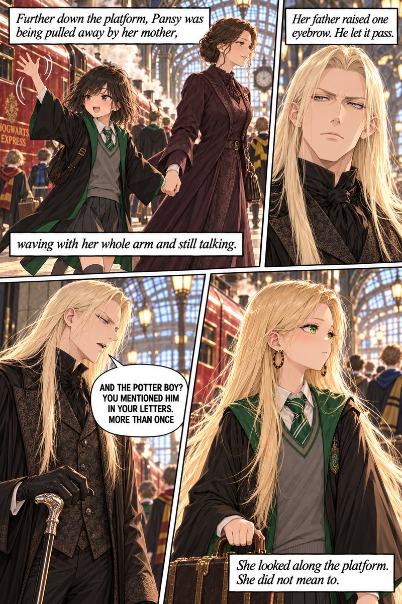 wanruochenhun's tweet photo. "Draconia Malfoy and the Boy Who Said No", a fanfic by
@nomoontwo_
(https://t.co/TgPAyDU4Ej）       
Chapter 2.3, Part VIII (Page 28-31)                          
#Malfoid #HarryPotter #Malfoy https://t.co/yDBTbBuTho