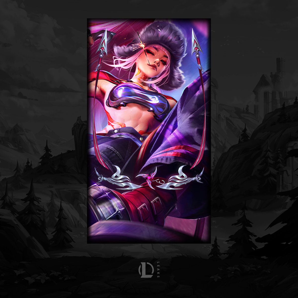 LeagueOfLeaks's tweet photo. K/DA FIRESTARTER Akali Loading Screen Border ‼️ https://t.co/wSrr9oh2Jy
