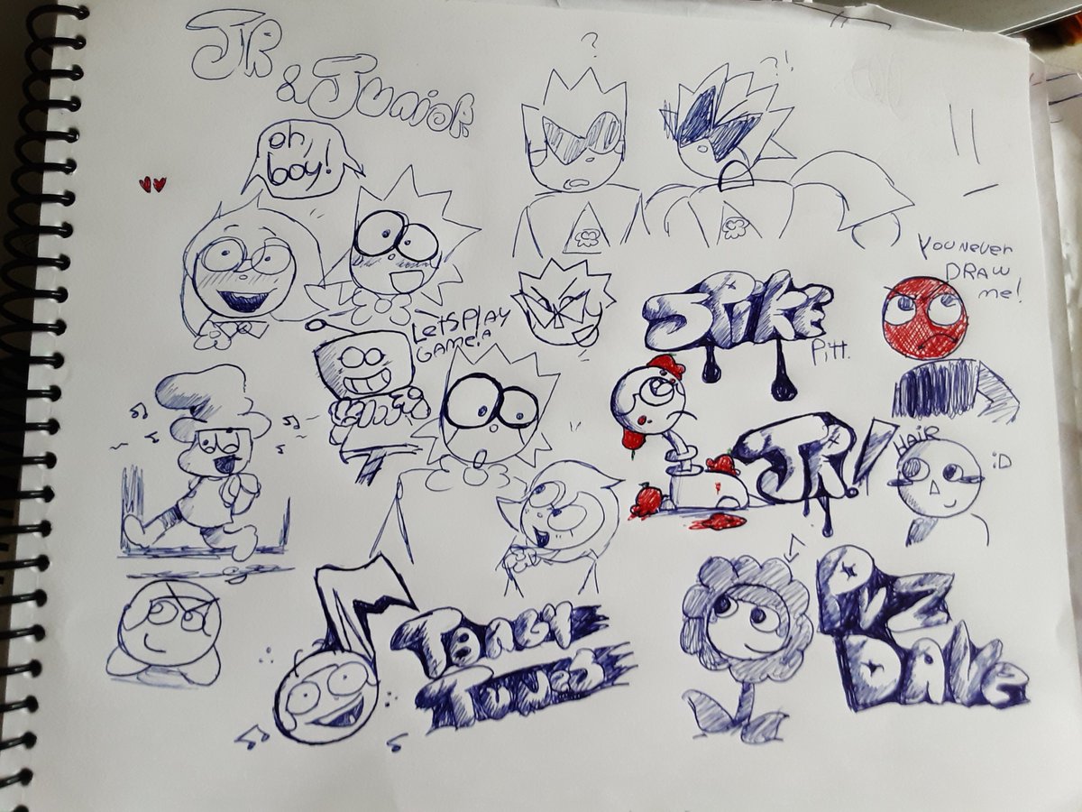 Jr_Normaccount's tweet photo. Draws I do at school yayayay More post soon! 8•D #kirbydave #daveandbambi https://t.co/DZbdiQUSTj