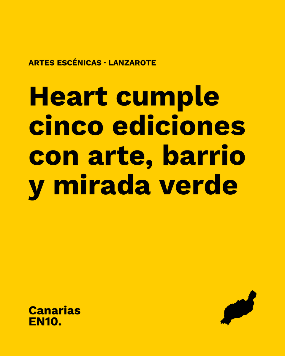 canariasen10's tweet photo. Heart Lanzarote cerró su quinta edición en #PlayaHonda tras dos jornadas de teatro, danza, circo y música. Hubo arte colectivo y espectáculos signados; más del 70 % de las actividades aprovechó luz natural. Fuente: Heart Lanzarote / Cadena SER https://t.co/1f1jO8oeyv