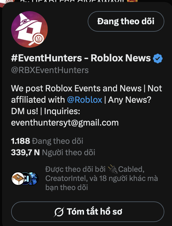 _avocchoco's tweet photo. @RBXEventHunters @StarMarine614 Thank you so much for the giveaway !!!
Goodluck everyone !
My username: vvenfu https://t.co/kpMgXuiS9h