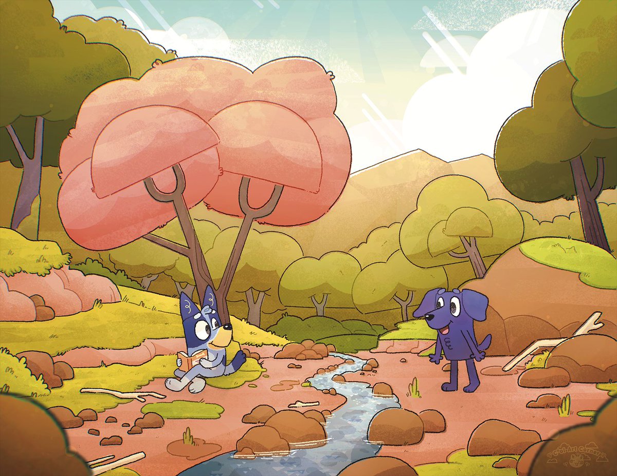 coolartcorner's tweet photo. You never know when you'll see them again 💙 #bluey https://t.co/w9WisJlmVI