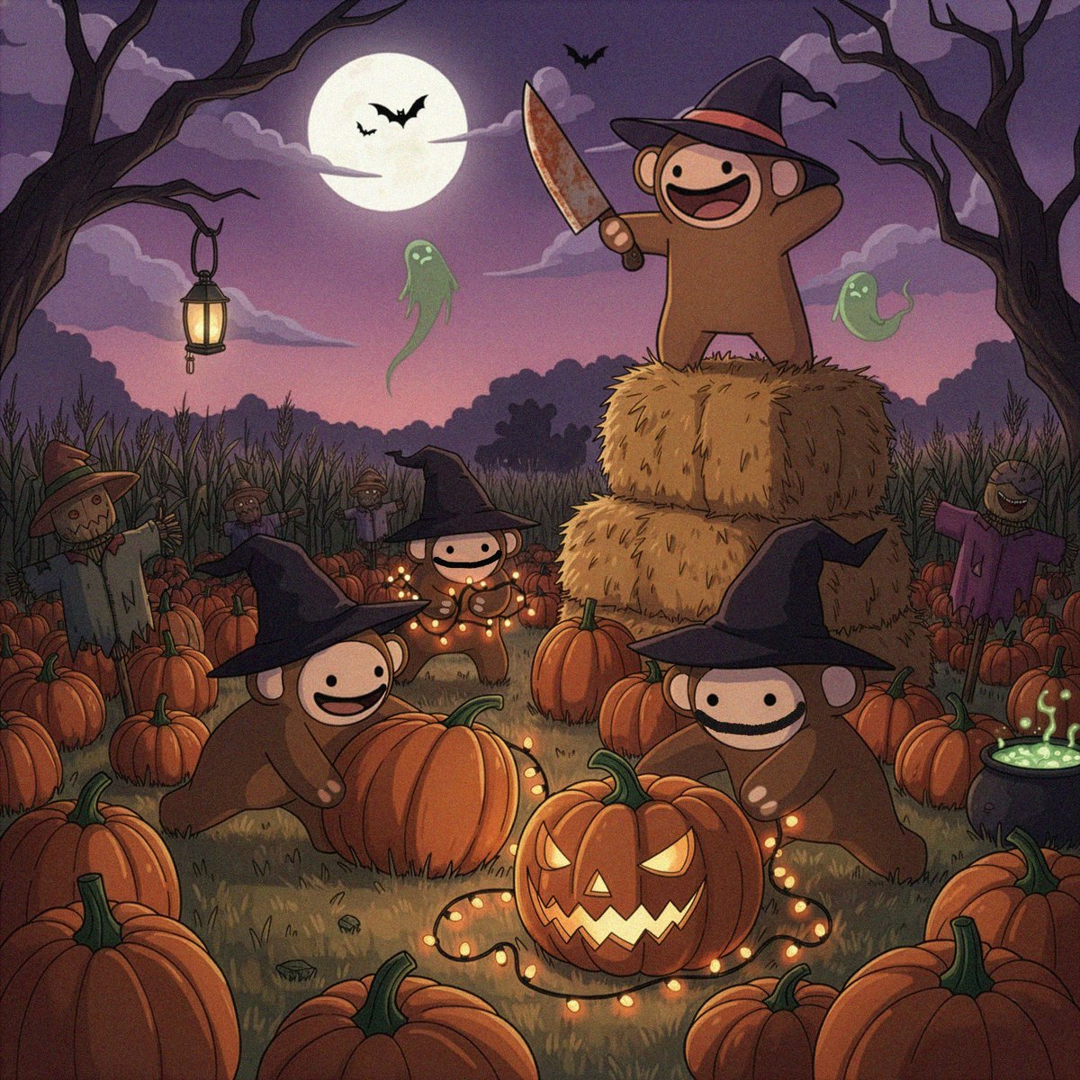 PupsToken's tweet photo. Preparing the Pupkin Patch for Halloween! 🎃 https://t.co/ofBNO94pNO