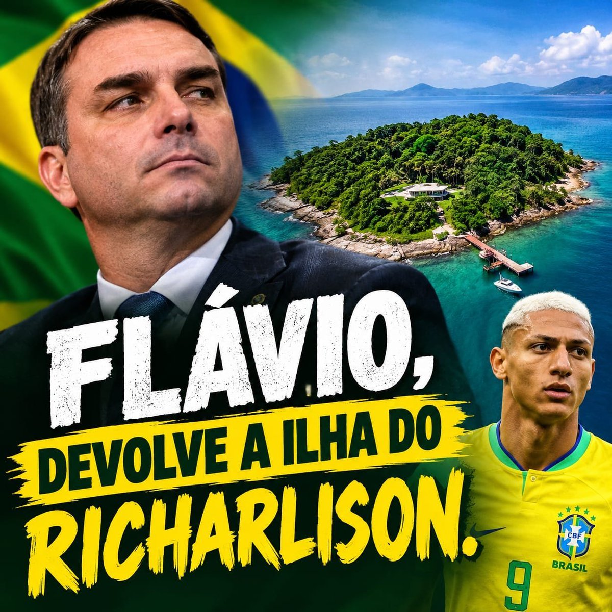 Edileneand1's tweet photo. FLÁVIO DEVOLVE A ILHA DO BEBÊ
QUEM NÃO DEVE NÃO TEME https://t.co/nd0e8l6pxp