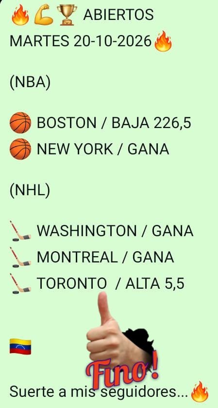 DanielA24954575's tweet photo. Martes 20-10-2026💪🏆👍🔥 https://t.co/t97joGLQr8