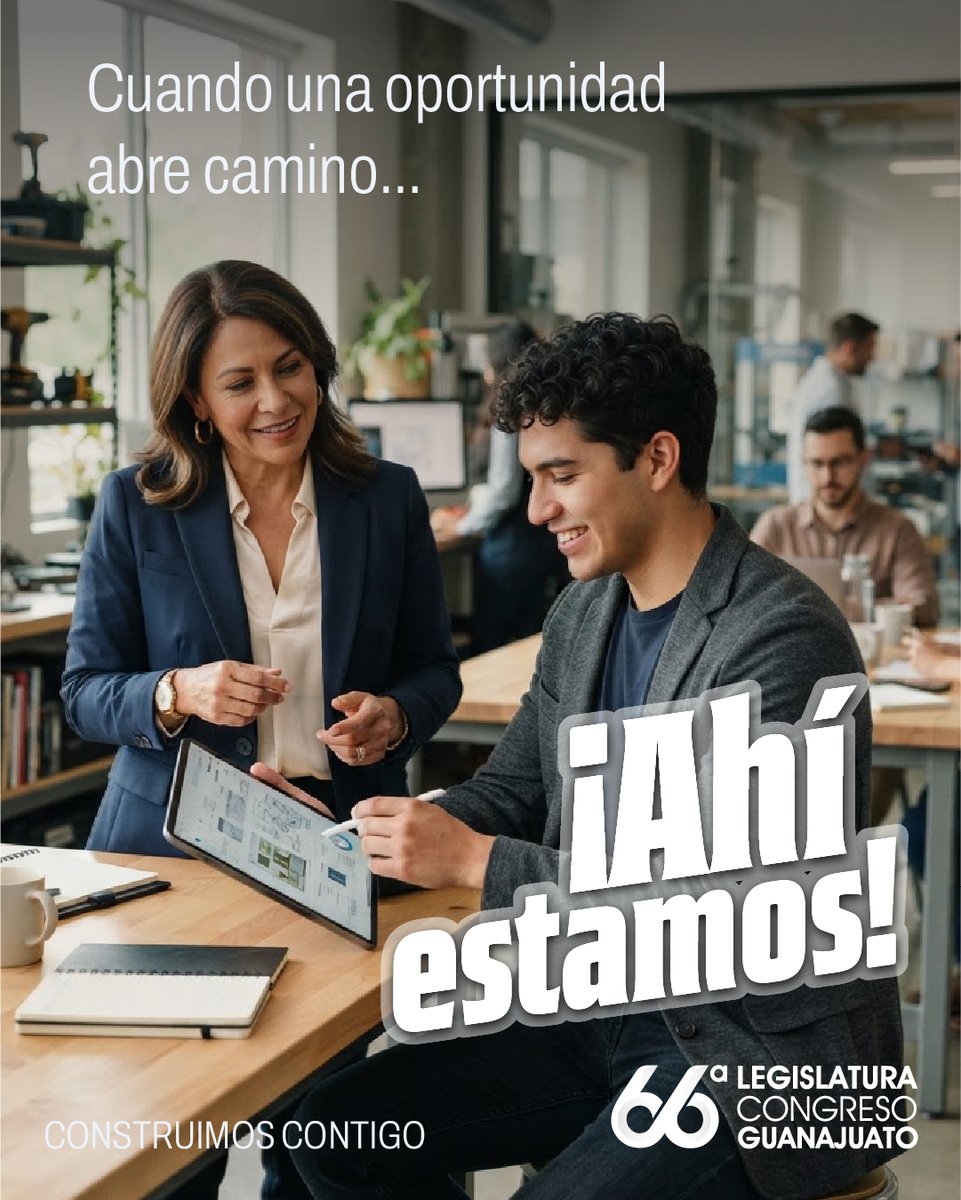 ZonaFrancaMX's tweet photo. #Información📢 El @CongresoGto🏦 te acompaña cada que una oportunidad abre camino.
#ConstruimosContigo #La66 🤝📜 https://t.co/Ku4L3PgTMr
