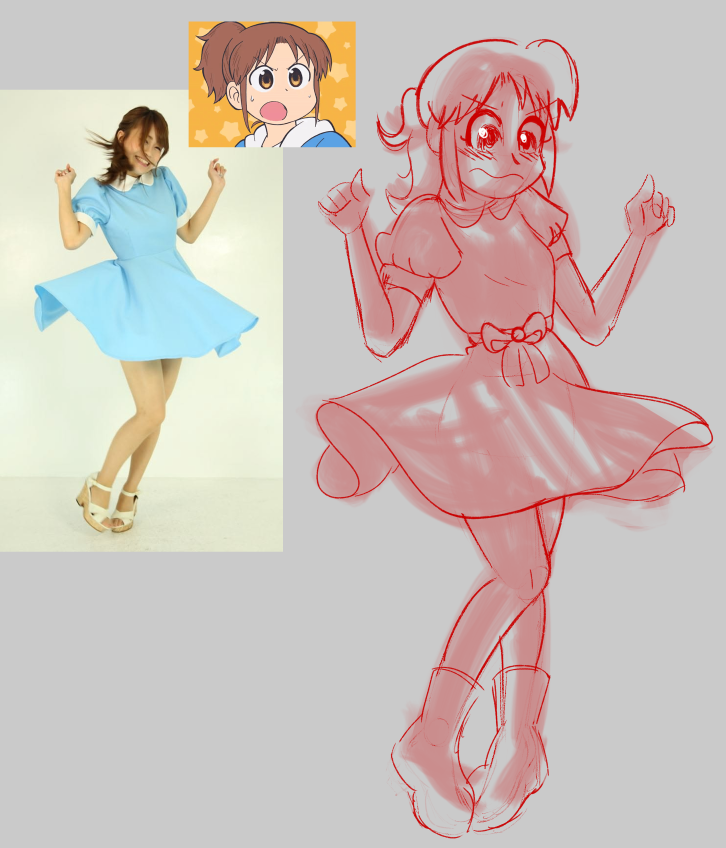 Pyroraptor42's tweet photo. some daily sketches and studies I've been doing. Characters are Komi-san, Mini the Lady (Uma Musume: Cinderella Gray), Minamo (Azumanga Daioh!) and Nagumo from City The Animation https://t.co/drtykvQXdC