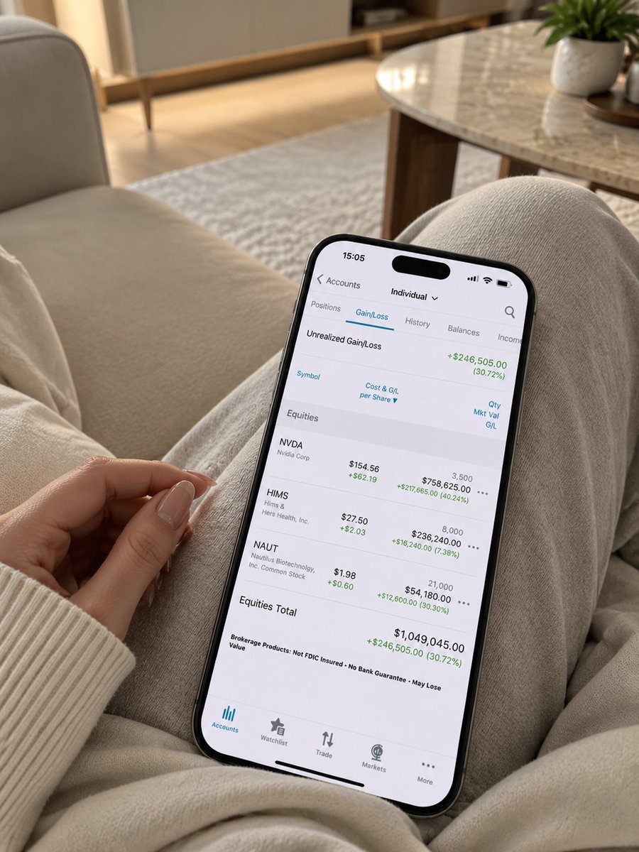 Unapologetic_Q's tweet photo. A month ago, I called $HIMS at $27.50 and $NAUT at $1.98.

Now I’m watching:
$RKLB — $51
$ASTS — $41

I’ll drop my HIMS and NAUT position screenshots below. 📈

Following me costs you nothing. 👀

#Nifty #stock #trading https://t.co/NR99xHDUGt
