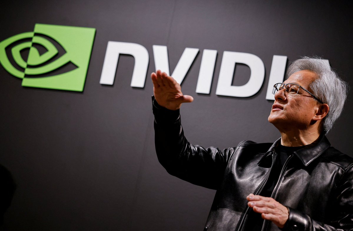 Breakingviews's tweet photo. Nvidia emerges as the central bank of AI - https://t.co/WSIhST29pm @PranavKiranBV https://t.co/EmVMQODuwo