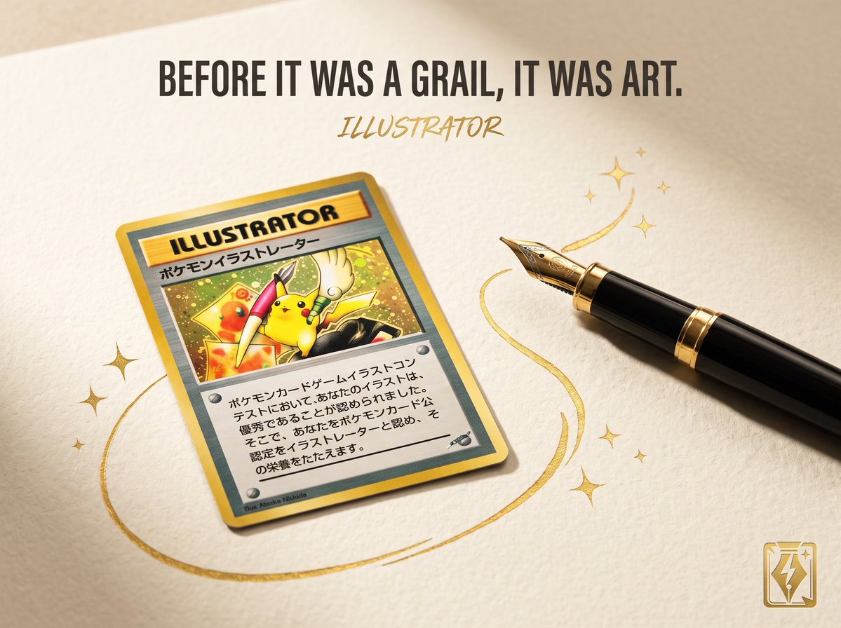 illustratorhq's tweet photo. Before the sleeve.
Before the slab.
Before anyone called it a grail.

An artist had an idea.

ILLUSTRATOR is our tribute to the artwork that makes us collect.

$ILLUSTRATOR https://t.co/ZplM77QT8r