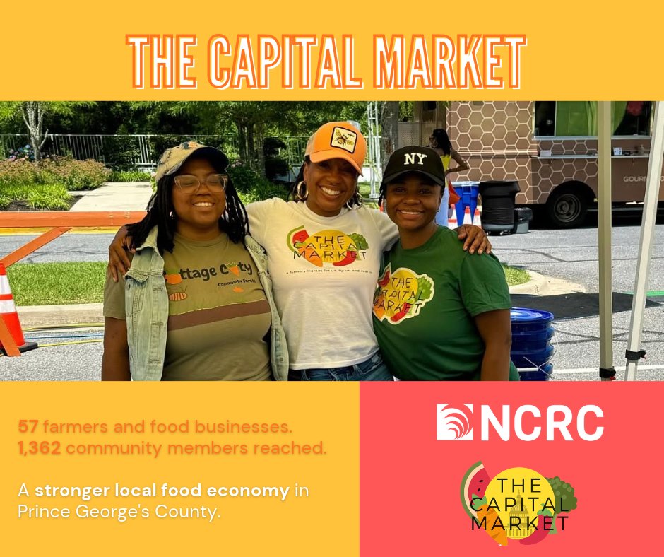 NCRC's tweet photo. Meet The Capital Market, a 2024 FEF grantee building a stronger local food economy in Prince George’s County, Maryland.

#CommunityDevelopment #SmallBusiness #FoodAccess #NCRC #EconomicOpportunity https://t.co/ocoMKtqy6z