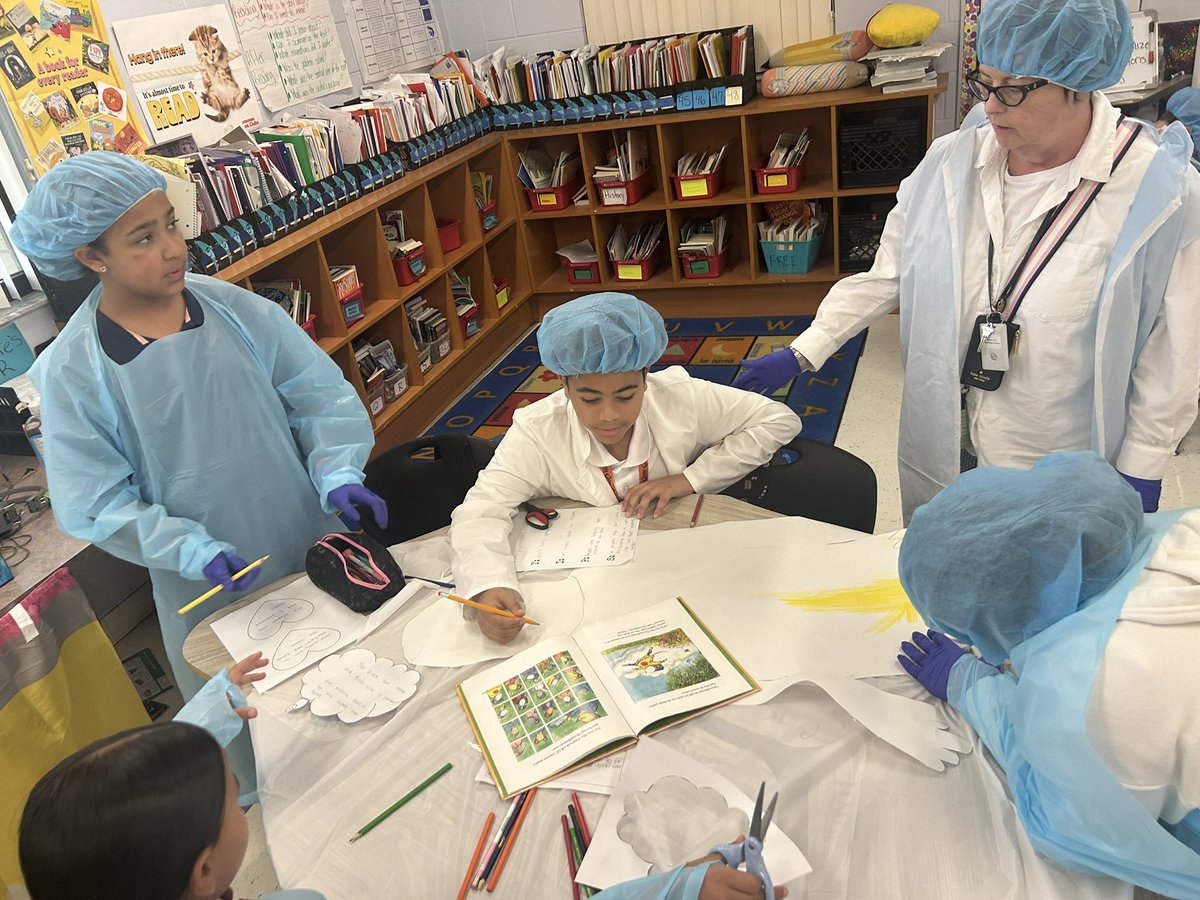 CoralSunsetAP's tweet photo. @sunset_coral 5th grade Character Trait Surgery to wrap up @benchmark Unit 2! @lizzylean @GarvinShaw @InstSupSteiger @pbcsd #ela #projectbasedlearning #5thgrade https://t.co/FcYYsikBhY