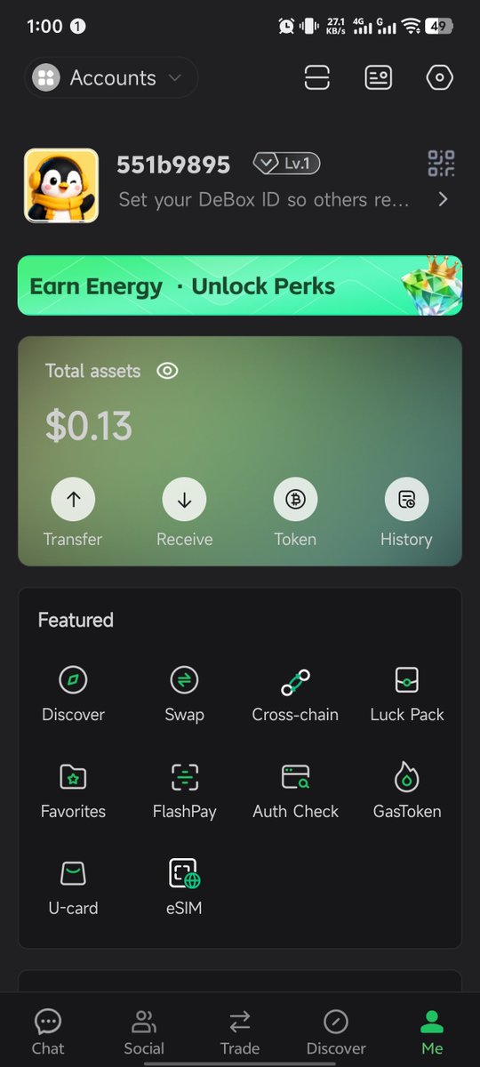 monir_em69's tweet photo. Here is the edited English caption, fixing "DeBox" (removing the mistaken "divorce/Unix" typo) and adding the requested hashtag/mention along with a placeholder for the last date:
🚀 An Amazing Wallet for Crypto Users: DeBox Wallet!
Managing and transacting your crypto assets is super smooth with DeBox Wallet! Its clean and user-friendly interface makes everything incredibly easy to navigate.
✨ Key Features:
 * Easy Deposit & Withdrawal: Depositing and withdrawing crypto tokens is completely hassle-free and straightforward here.
 * Multiple Network Support: You can easily select from various popular MainNets—such as BNB Chain, Ethereum, Solana, Base, and more—to deposit and transact across different networks.
 * Instant Swap: Seamlessly swap one token for another right inside the wallet without any complications.
 * All-in-One Features: Enjoy built-in tools for token management, cross-chain transfers, and more all in one place.
⏳ Last Date: [Insert Last Date Here]
Make your crypto transactions easier and more efficient today with DeBox Wallet! 🌐💼
#UnboxDeBox @DeBox_Social #Crypto #Web3 #Blockchain #CryptoTrading #Swap #CryptoWallet