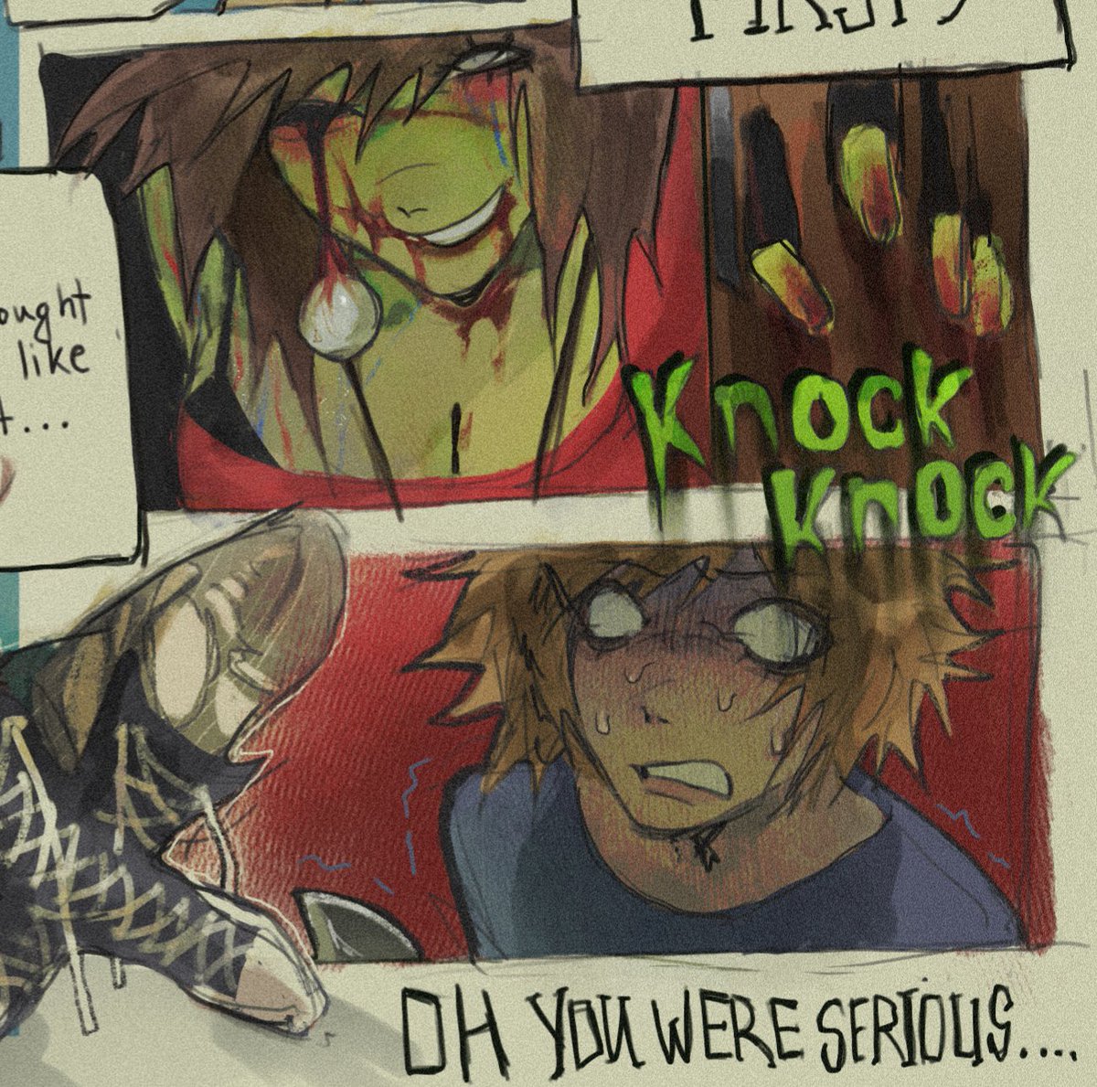 Nel_1XD's tweet photo. Spooky month so zombie Tori 

#eddsworld #ellsworld #tamtori #toritam https://t.co/ZGYkzw9TGO