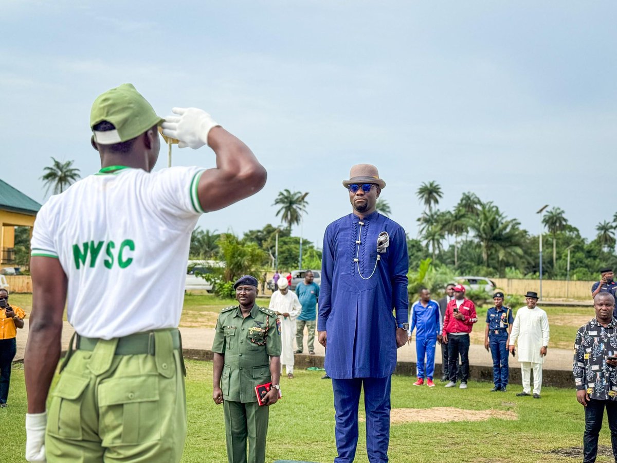 NYSCBayelsaHQ's tweet photo. Closing ceremony of the 2026 Batch C Stream 1 
#NYSCBayelsa #CampLife https://t.co/OiQt6Ik81O