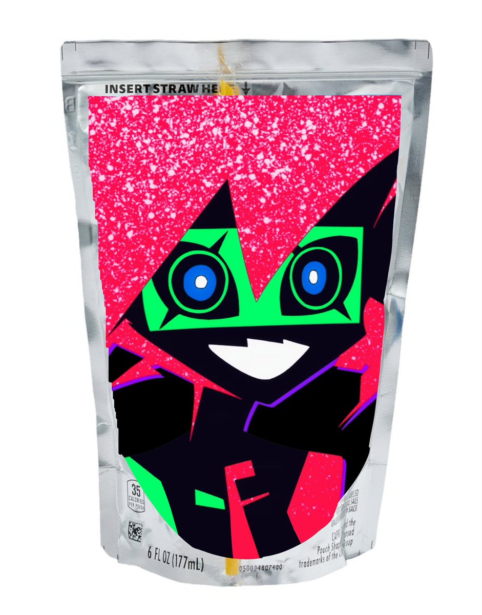 forgetishh's tweet photo. capri sun #CyberpunkEdgerunners #cyberpunk https://t.co/qhad1ApuIx