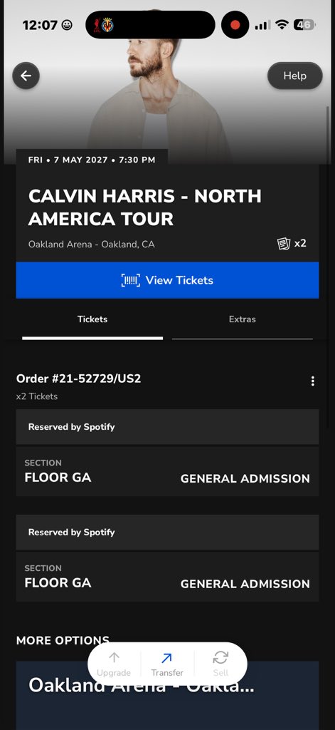 UnTappedJuice's tweet photo. I want to sell two extra FLOOR GA Tickets for Calvin Harris Oakland, CA Show, May 7th.

My Partner also got lucky with another 2x from the presale

Message me if you’re interested, asking for face value and I can transfer rn
#CalvinHarrisTickets #CalvinHarrisSpotify #Ticketmaster https://t.co/pHtNgAR1aW