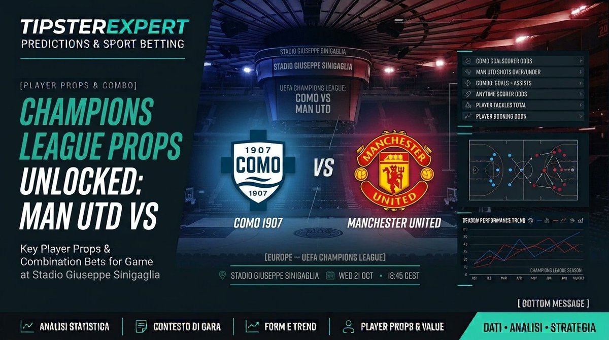 Deepnightpress's tweet photo. Champions League, Como vs Manchester United: 4 Player Props 21/10 #UCL #COMMUN #ComoUnited #ComoManchester #ChampionsLeague #ComoVsManUtd #FootballPlayerProps #PropBets #ValueBet #Tipstereco

https://t.co/11roZLoWZg https://t.co/AFhcBPs93H