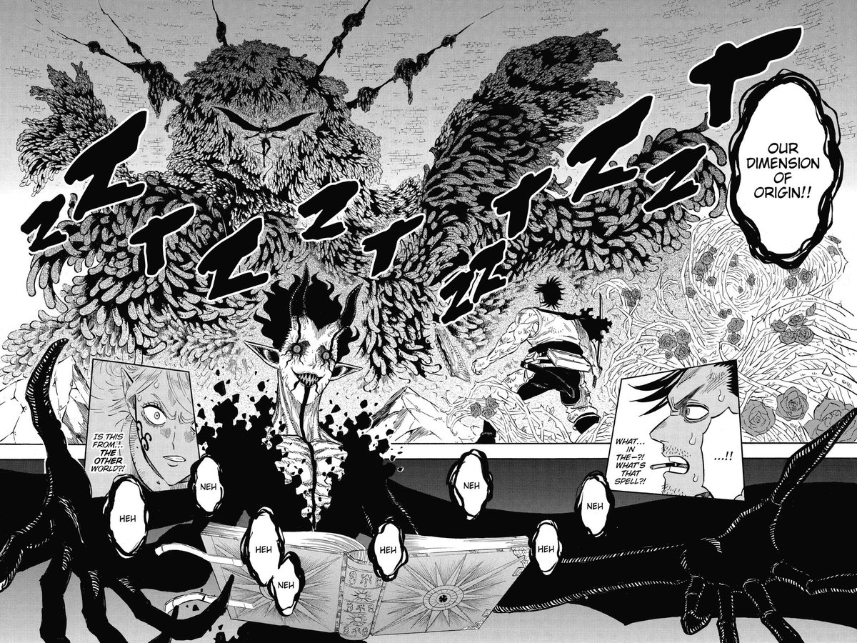killernan77's tweet photo. If you dislike the Black Clover anime for its animation. You can always read the manga instead because it has beautiful art and story writing https://t.co/UOAglm7tqO