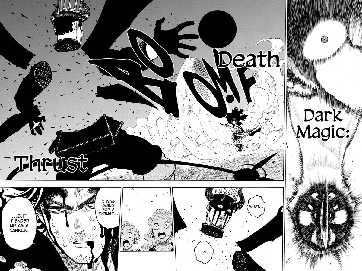 killernan77's tweet photo. If you dislike the Black Clover anime for its animation. You can always read the manga instead because it has beautiful art and story writing https://t.co/UOAglm7tqO