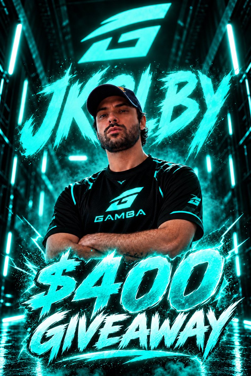 jKolby's tweet photo. Proud to officially announce my NEW partnership with @Gamba! 💚

$400 GIVEAWAY to celebrate! $100 to 4 people who use code JKOLBY!

✅ Like + Repost
✅ Tag 2 friends
✅ Drop your Gamba username below! 👇

Teaming up with some of my best friends in this space to bring you the BEST player rewards!
🏆 $25,000 Monthly Leaderboard 
💸 90% Commission Back Instantly Claimable 
💰 10–20% Lossback

Winners announced in 14 days!