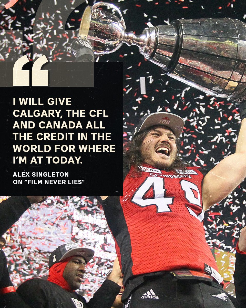 CFL's tweet photo. Big fans of Alex Singleton over here! 🫶

🎥: @Film_Never_Lies https://t.co/aNDxS3Iztb