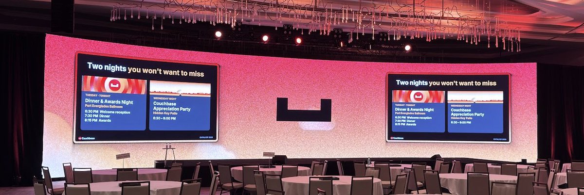 LeoneDataAI's tweet photo. Off to the @couchbase #Catalyst2026 keynote. Room’s buzzing. https://t.co/i2TwyXzuYV