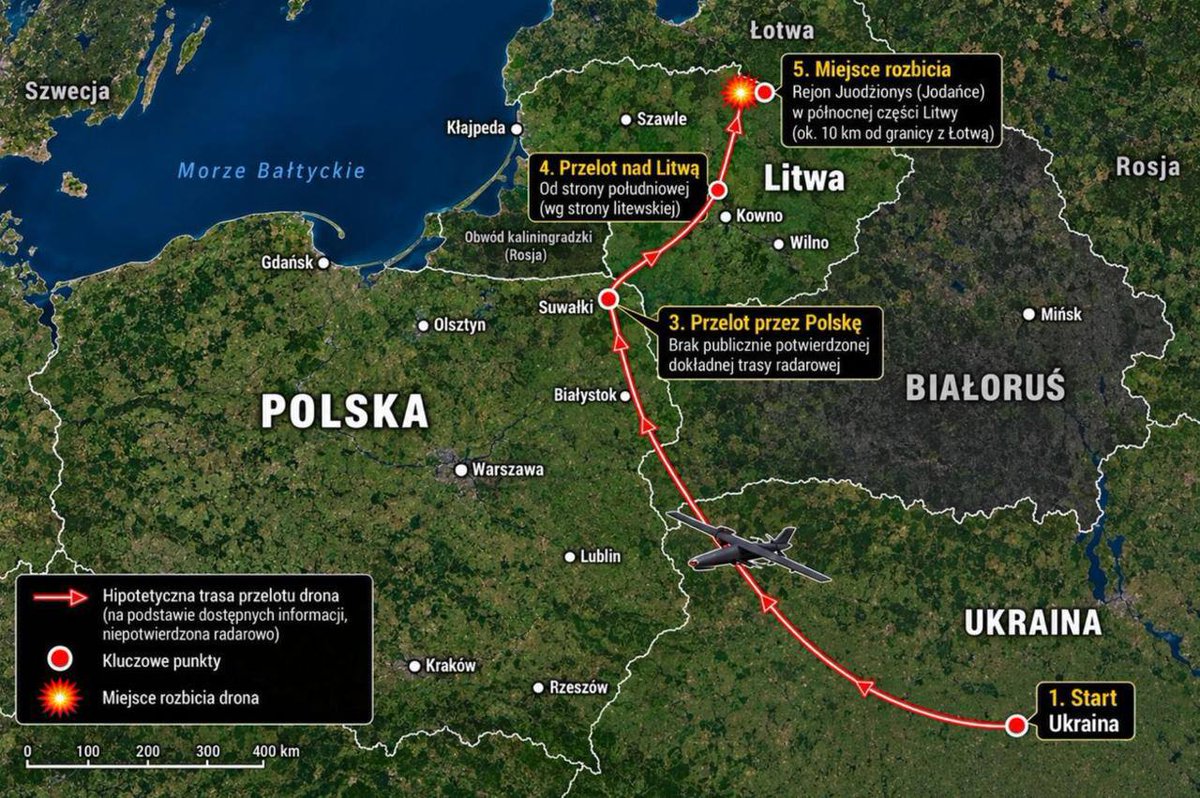 ivan_8848's tweet photo. ❗️🇵🇱There is a big scandal in Poland over the fact that its territory was used for Ukrainian drones flying to St. Petersburg. Professor Adam Wilomski has suggested two possibilities in this connection:

1. This happened without the knowledge of the Polish government, which showed amateurism — therefore Defense Minister Kosiniak-Kamysz should resign.
2. This happened with the knowledge and consent of the government, which is openly dragging us into someone else’s war — therefore Defense Minister Kosiniak-Kamysz should resign.

As you can see, in both scenarios they are quite reasonably calling for the Polish minister’s head.