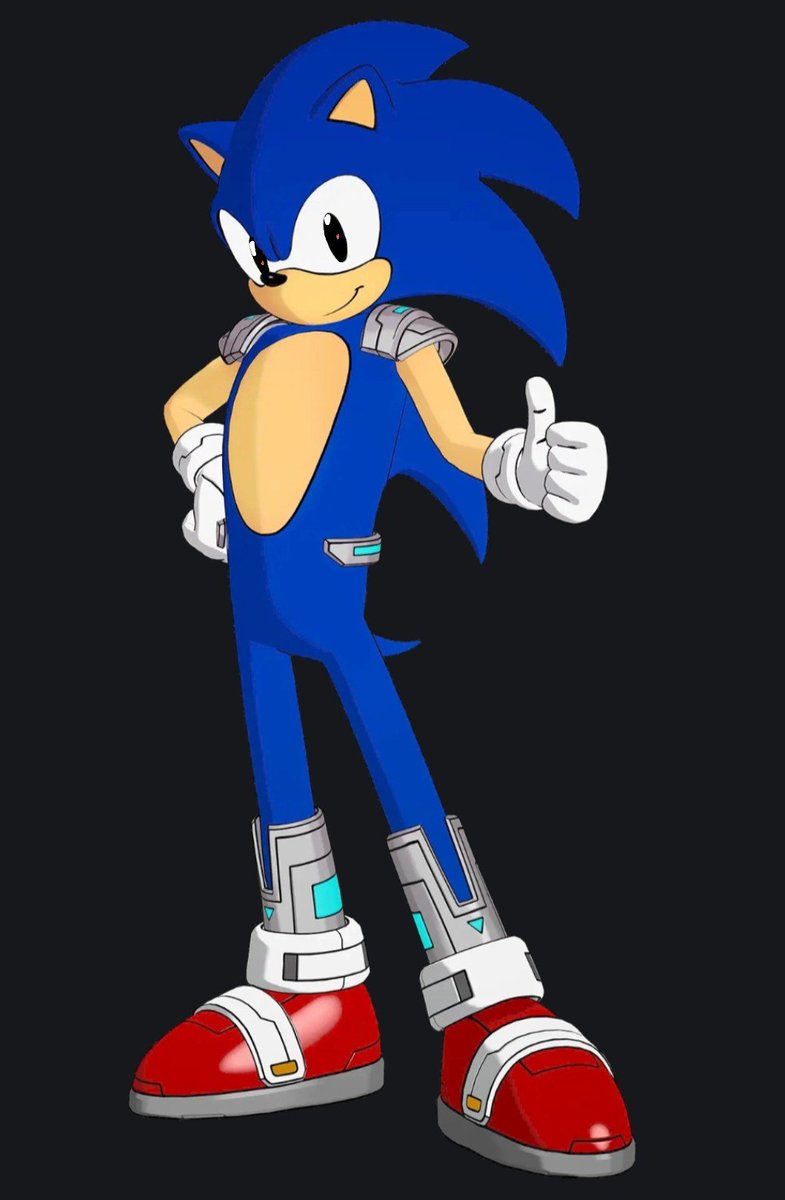 xhirokuro's tweet photo. how your abyssal escape skin will look like if you try to make ANYTHING that isn't the regular modern sonic https://t.co/0NoMiHBPEq