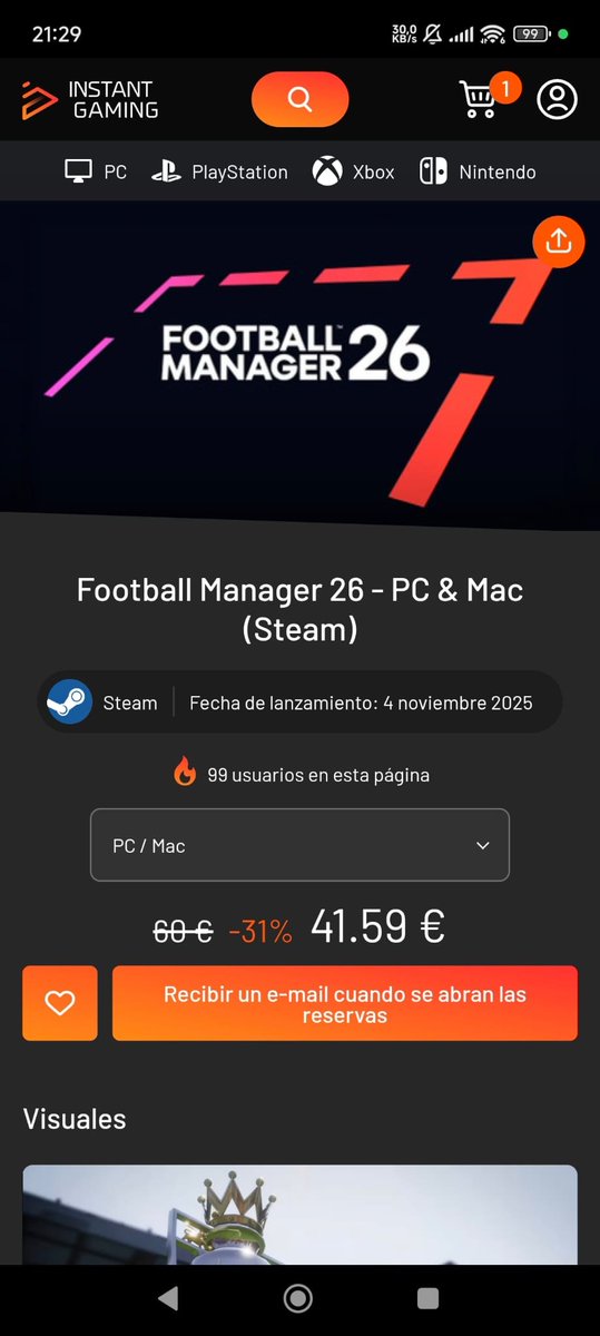 Purusam's tweet photo. @jose_lock08 @telu43 Rebuscando he encontrado las capturas de hace un año. La de 41€ incluía la beta, la de 35€ (similar a la actual de IG) no. https://t.co/8y1hQ1YADa
